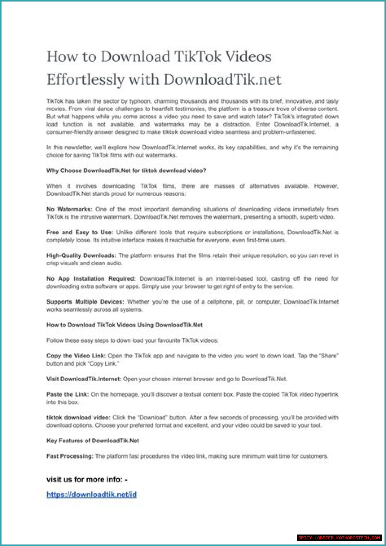 How To Download TikTok Videos Effortlessly